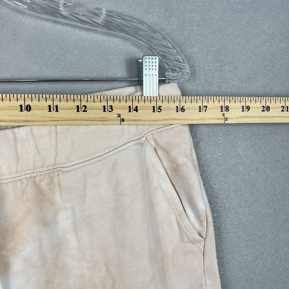 J.Crew Joggers Pants Size Large Peach Tie Dye Sweat Pants Pull On Pockets - Picture 5 of 13